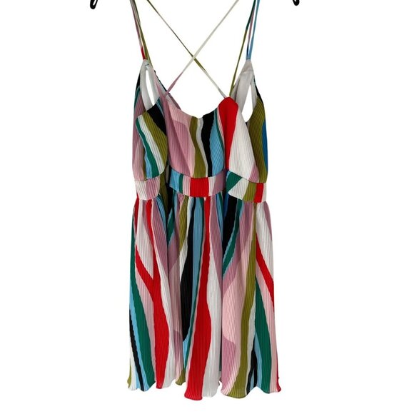 WAVERLY GREY Liberant pleated colorful cocktail dress - Picture 3 of 12